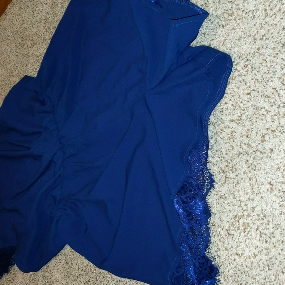 Francesca's Navy Blue Romper - Picture 4 of 5